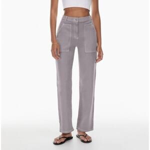 Wilfred Free Aritzia Modern Utility Pants in Purple Slate